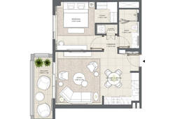 1 bedroom apartment